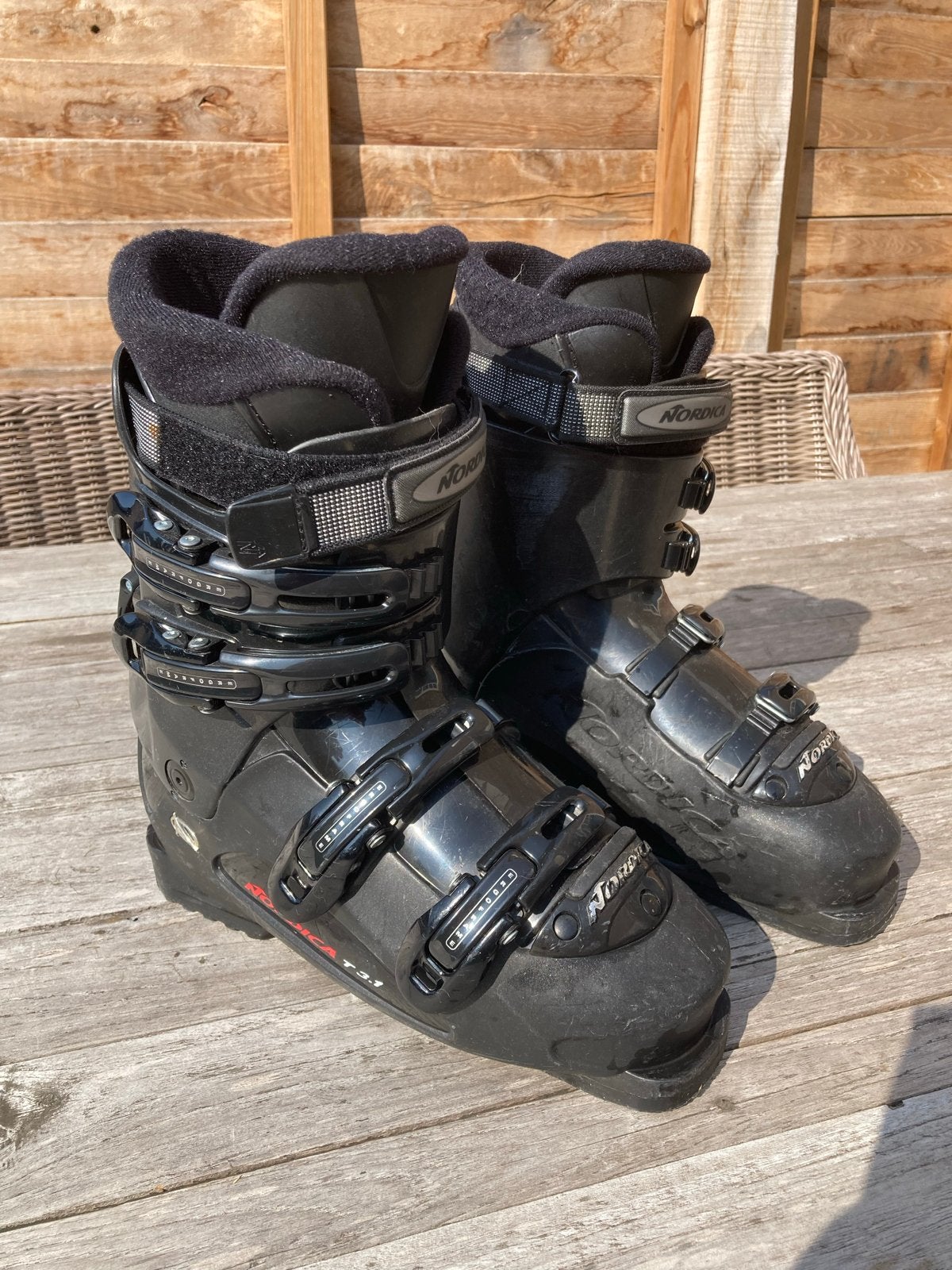 Nordica T 3.1 skischoenen - Maat 26.5, Sport en Fitness, Skiën en Langlaufen, Ophalen, Gebruikt, Schoenen, Nordica