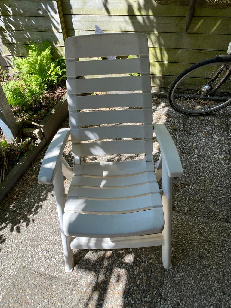 Hartman tuinstoel met kussen, Tuin en Terras, Tuinstoelen, Ophalen, Gebruikt, Kunststof, Verstelbaar