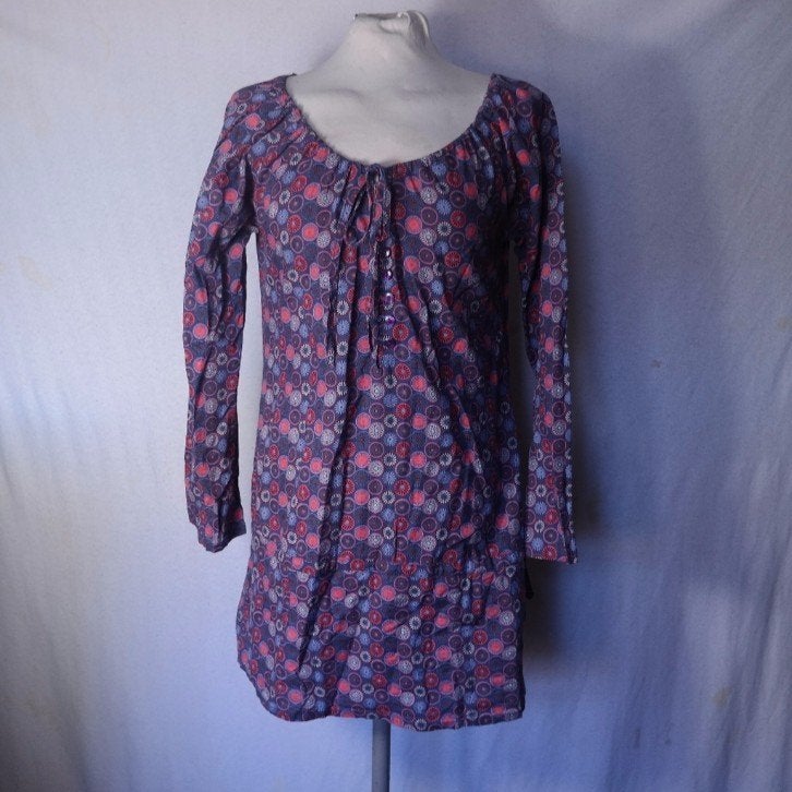 Apart lang katoenen damesshirt.Jaren 70 stijl.Mt L., Kleding | Dames, ., Maat 42/44 (L), Ophalen of Verzenden, Zo goed als nieuw