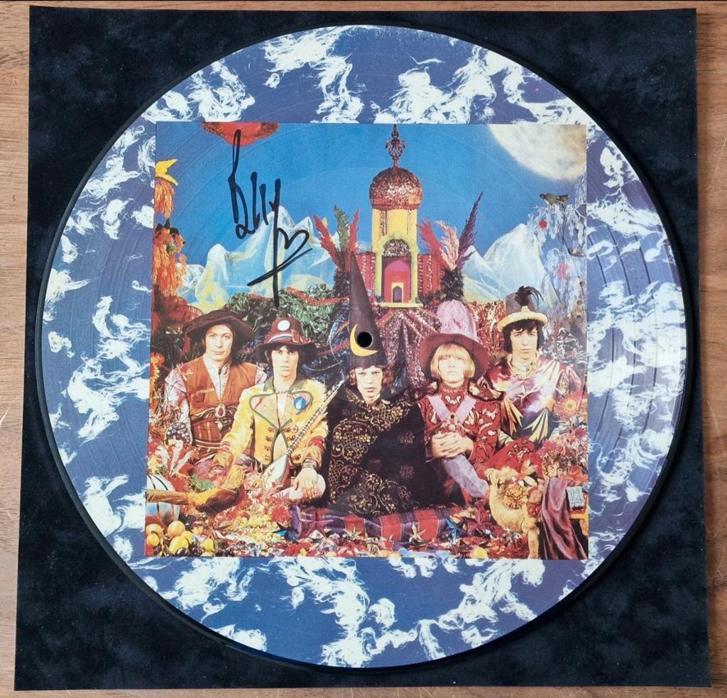 Rolling Stones misdruk gesigneerd Bill Wyman, Ophalen of Verzenden, Gebruikt, 12 inch