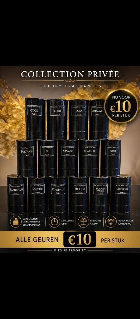 Parfum Sultan savage libre etc!! TOP GEUREN!!, Ophalen of Verzenden, Nieuw