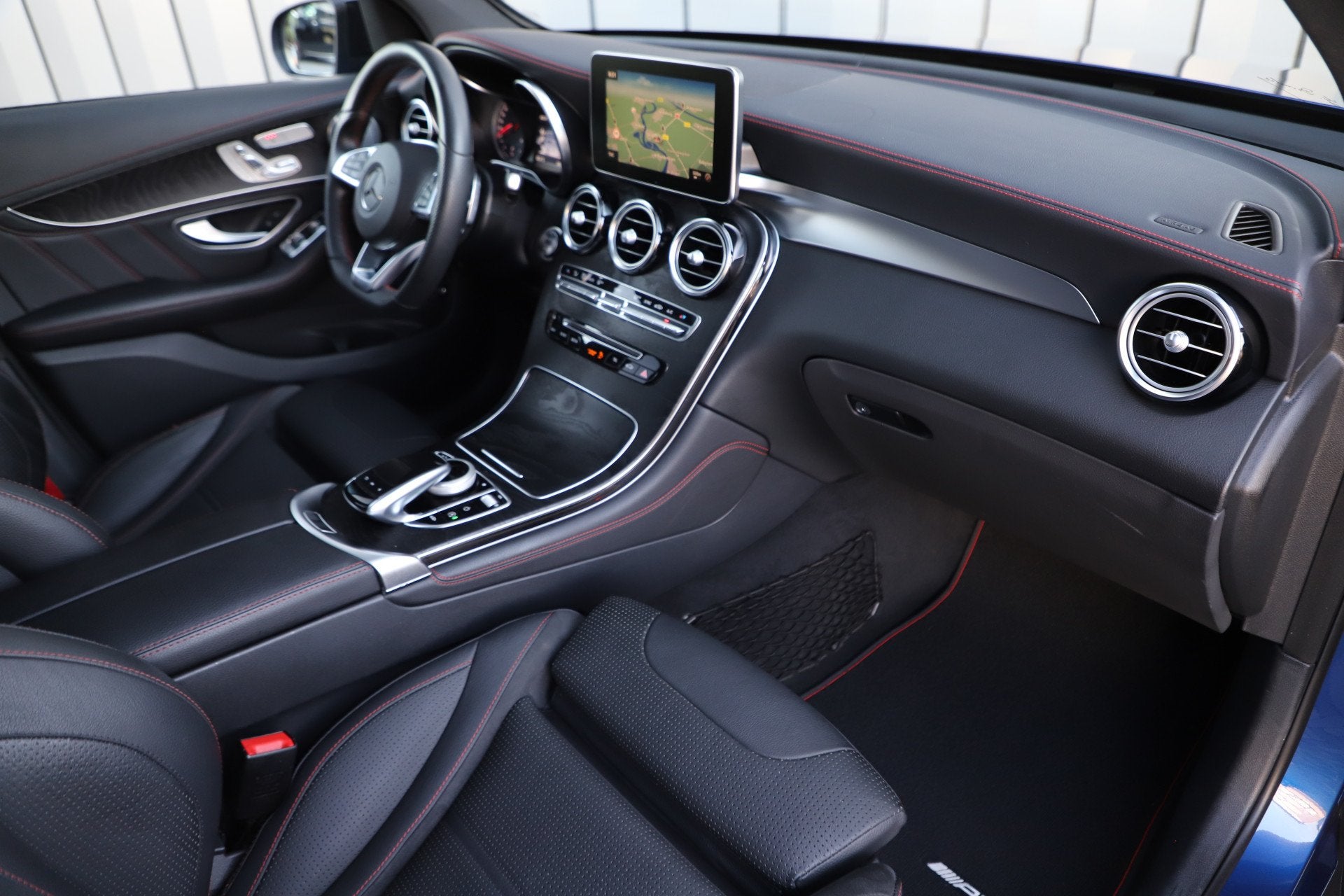 Mercedes-Benz GLC AMG 43 4-Matic | 367PK | Luchtvering | Bur, Automaat, Gebruikt, Blauw, 2996 cc