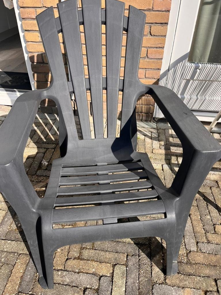 Loungestoel Maryland Leen Bakker Antraciet kleur, Ophalen, Gebruikt, Kunststof