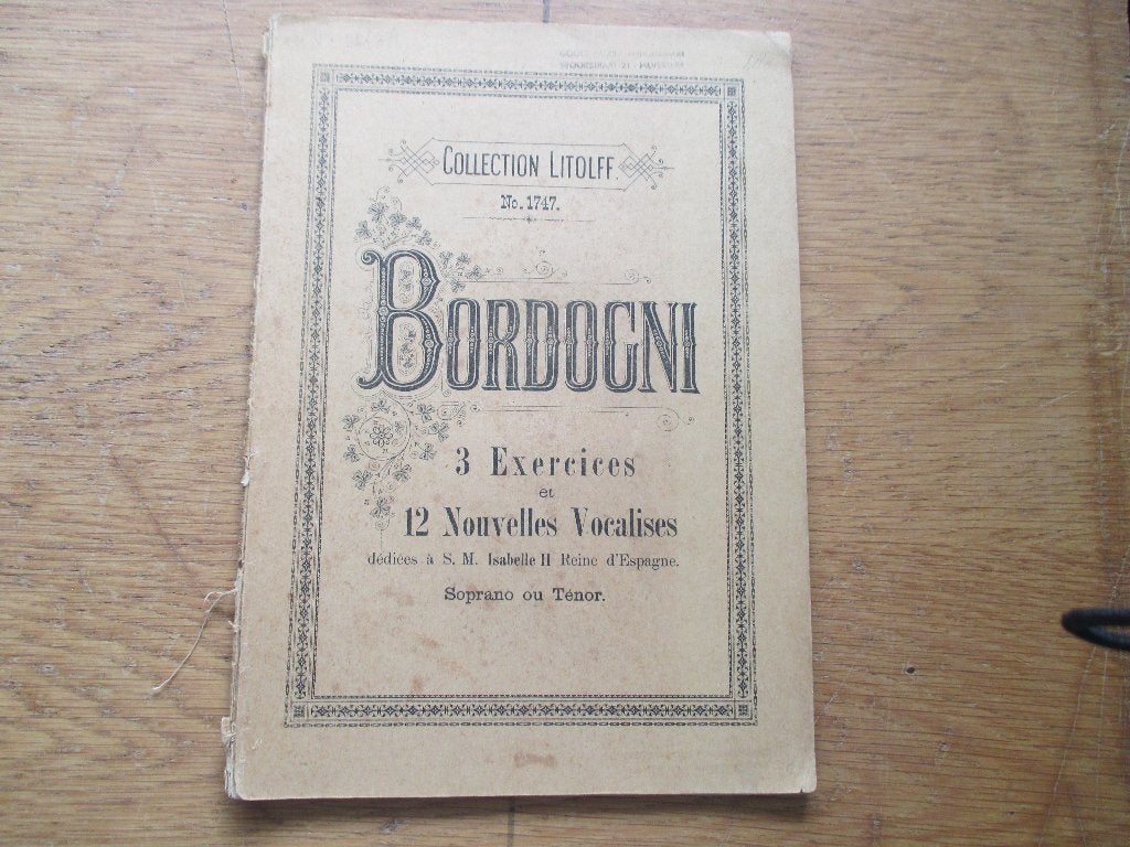 Bordogni -voor sopraan of tenor, Ophalen of Verzenden, Gebruikt, Les of Cursus, Populair