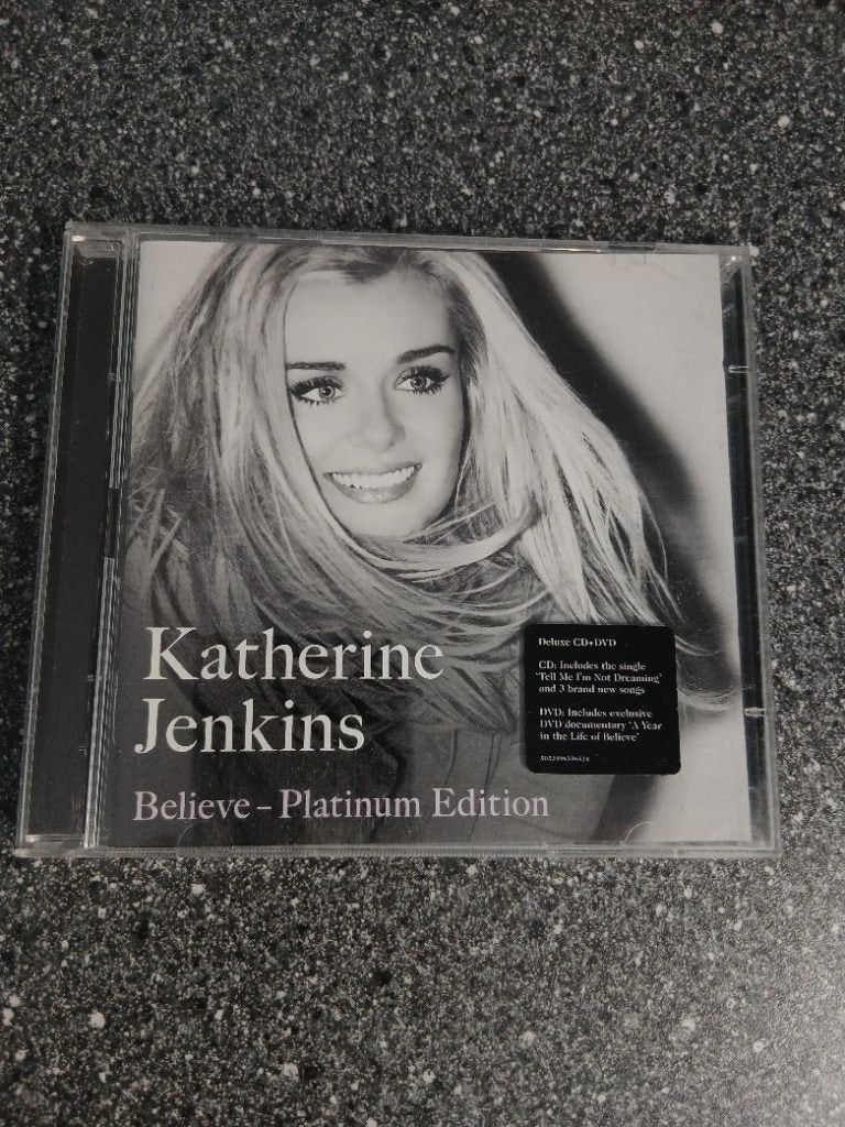 KATHERINE JENKINS - CD/DVD BELIEVE platinum edition, Ophalen of Verzenden, Gebruikt, Vocaal, Inclusief DVD