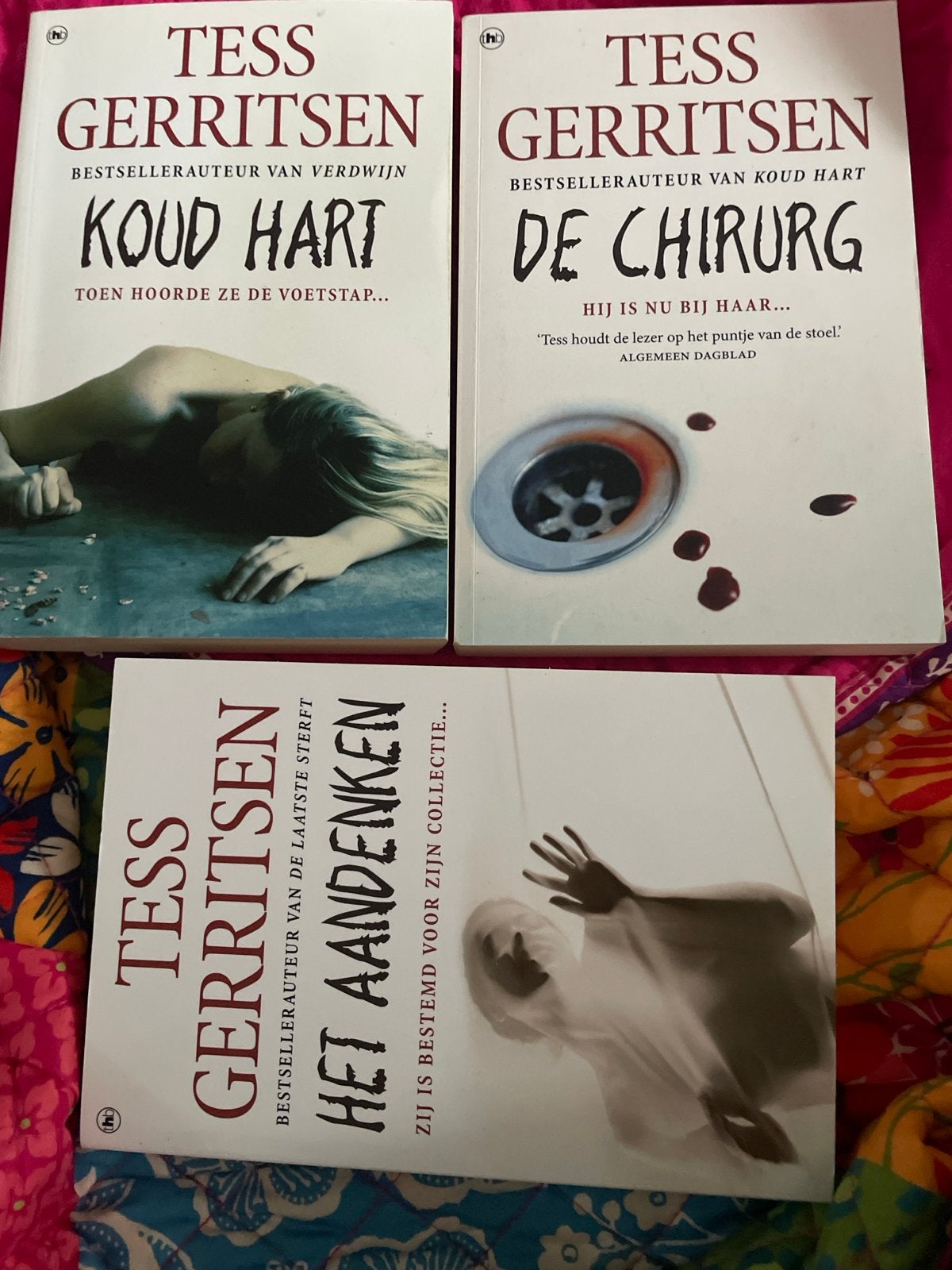 Tess Gerritsen Boeken: Koud Hart, De Chirurg, Het Aandenken, Boeken, Ophalen of Verzenden, Gelezen, Nederland