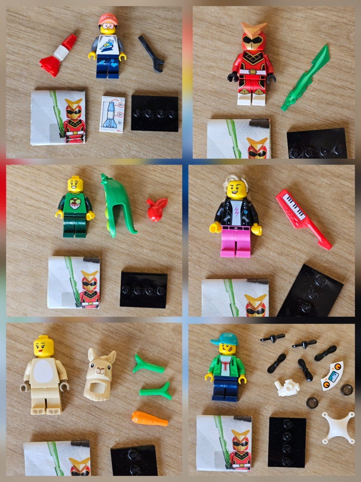 LEGO CMF Series 20 71027 – 6 complete minifiguren ZGAN, Kinderen en Baby's, Ophalen of Verzenden, Zo goed als nieuw