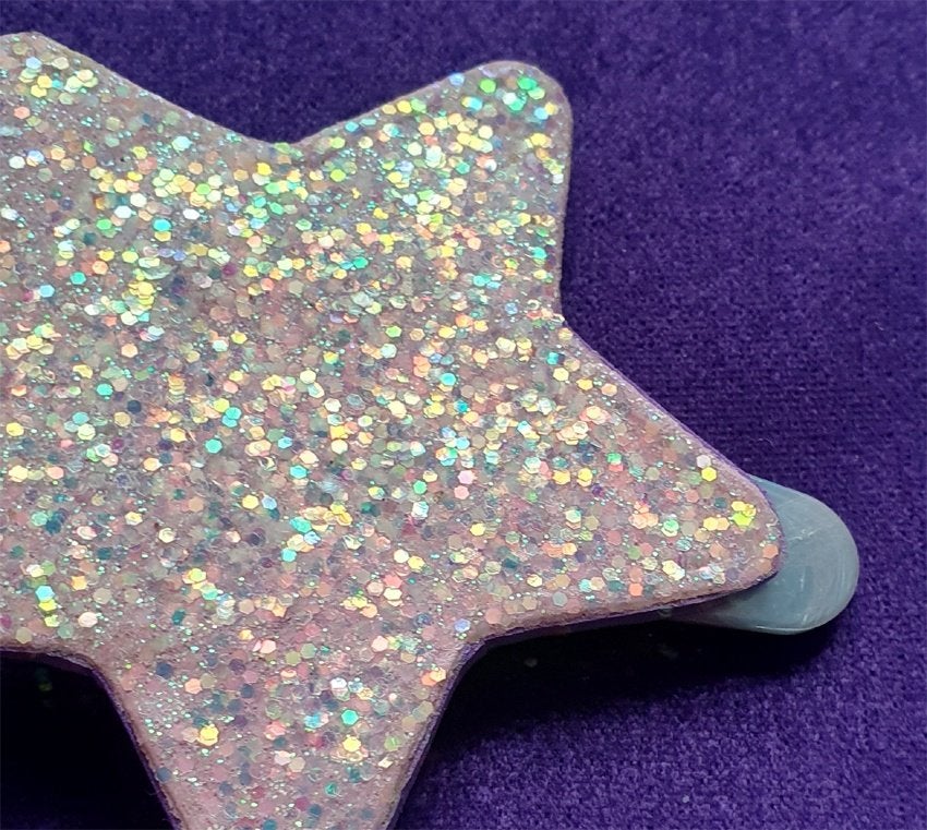 ster glitter haar speld cosplay harajuku kawaii cyber goth, Verzenden, Nieuw, Haarspeld