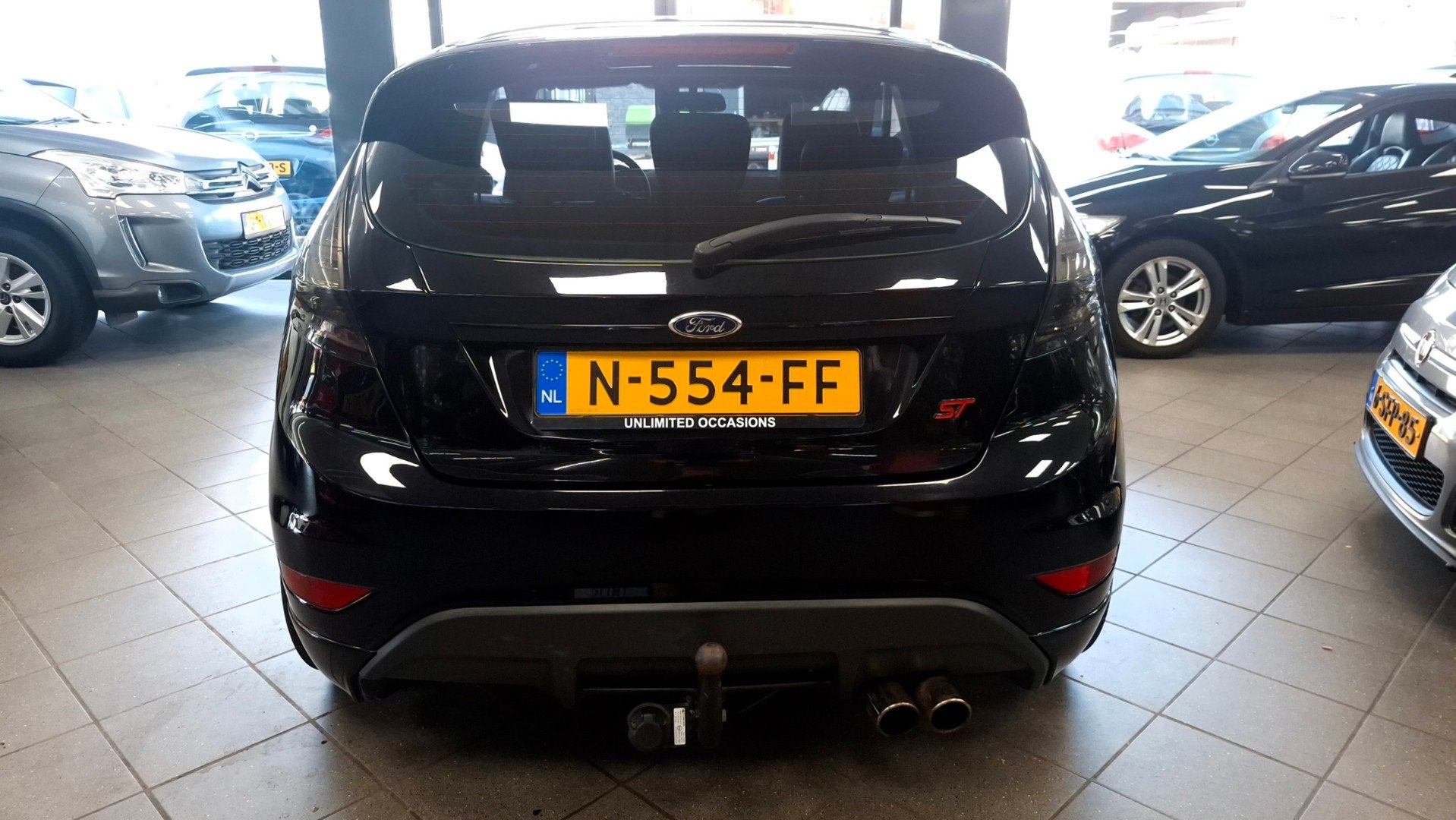 Ford Fiesta 1.6 Metal Climate / Leder / Trekhaak / 135pk, Auto's, Ford, 135 pk, Gebruikt, 4 cilinders, Zwart