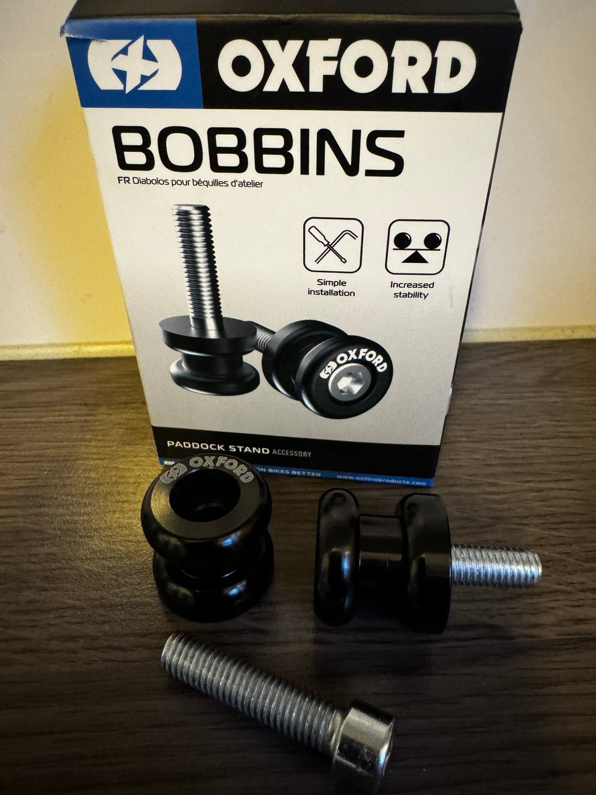 Oxford bobbins voor paddockstand maat M8, Motoren, Ophalen of Verzenden, Nieuw