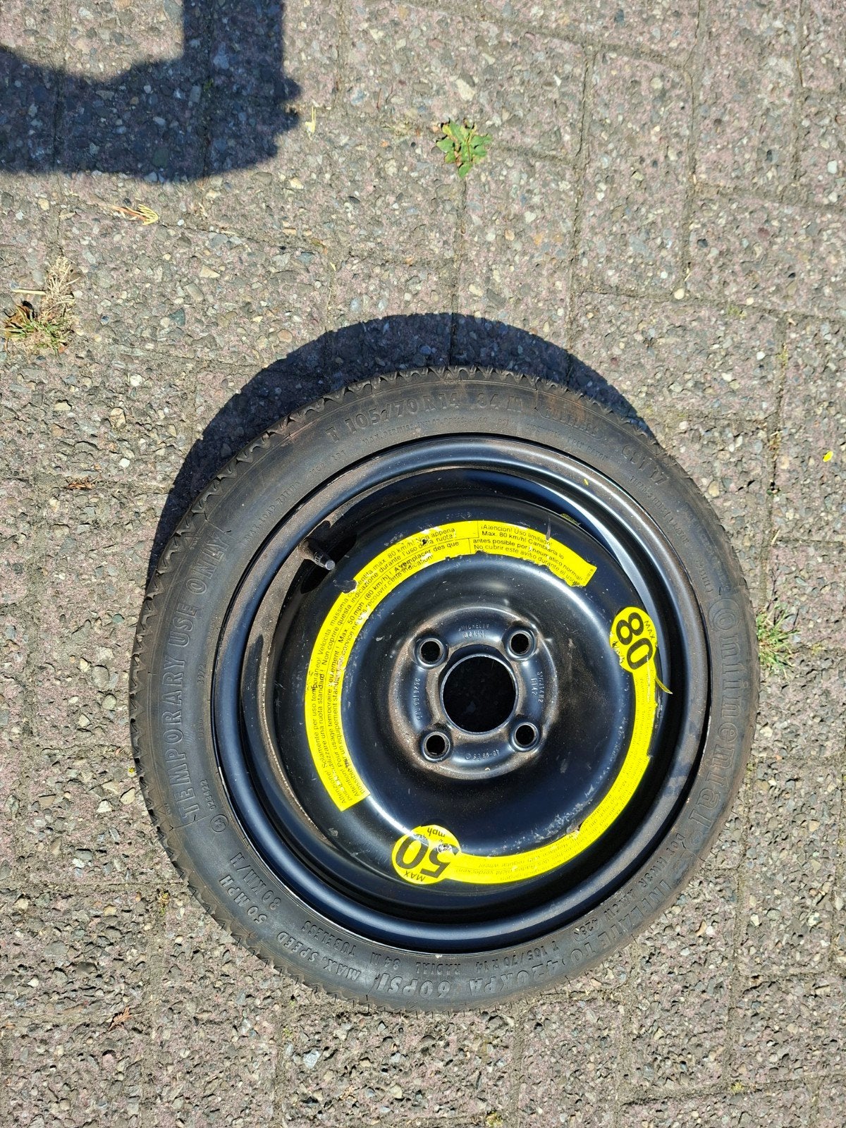 Reservewiel Volkswagen Golf 3, Ophalen of Verzenden, Nieuw, Volkswagen