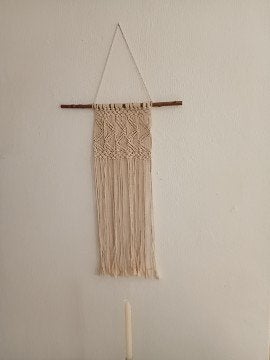 Wandhanger Macrame, Ophalen of Verzenden