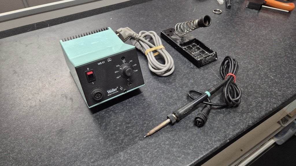 ws81 Weller soldeerstation met soldeerbout, Ophalen, Gebruikt