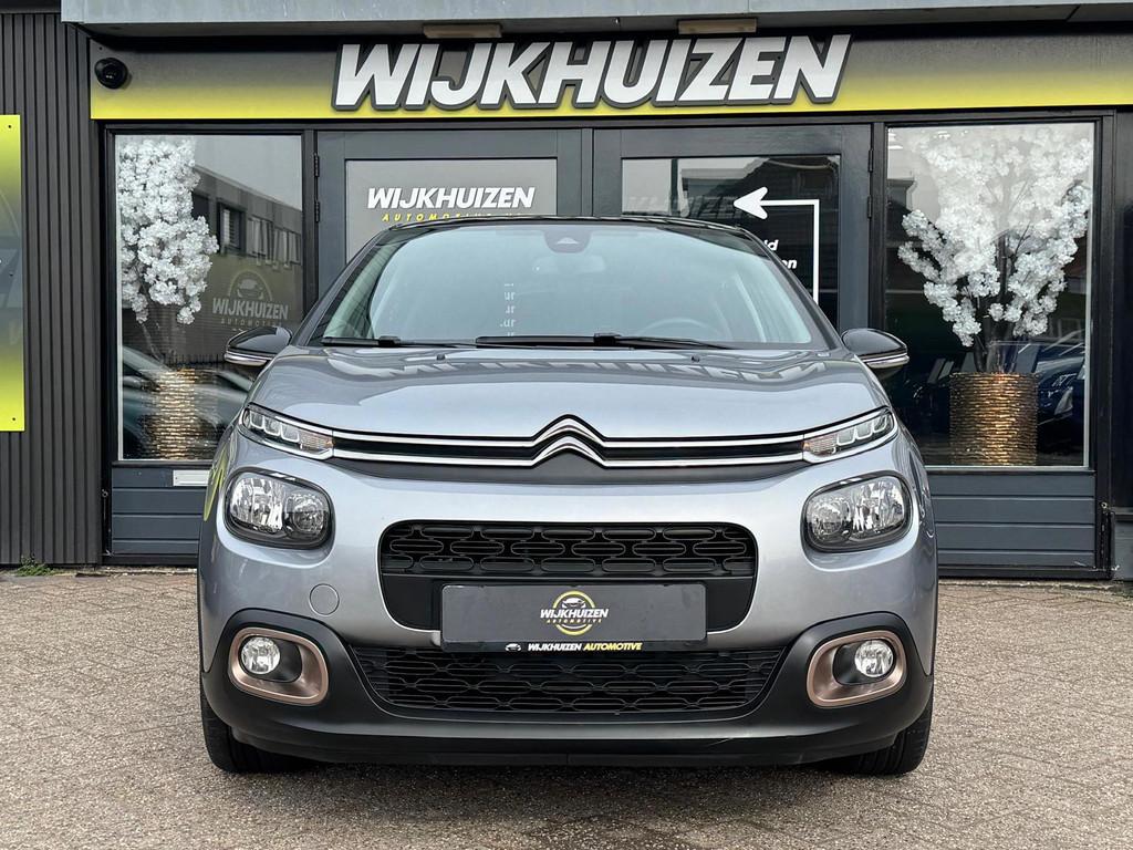 Citroen C3 1.2 PureTech C-Series met Led ! Speciale uitvoeri, Auto's, Citroën, Voorwielaandrijving, Gebruikt, Zwart, 1199 cc