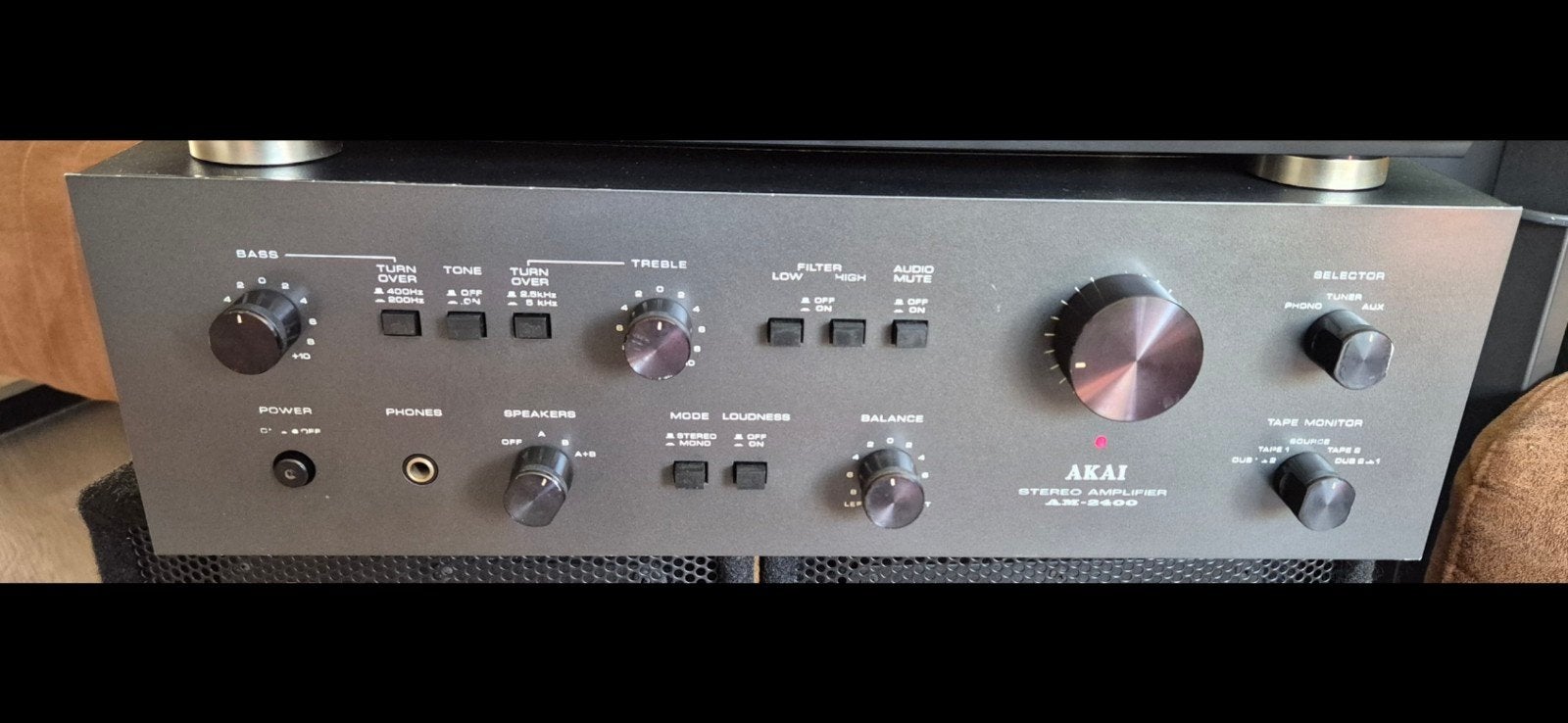 Akai AM-2400 Stereo Versterker - Vintage Audio, Audio, Tv en Foto, Versterkers en Receivers, Overige merken, Gebruikt, Ophalen of Verzenden