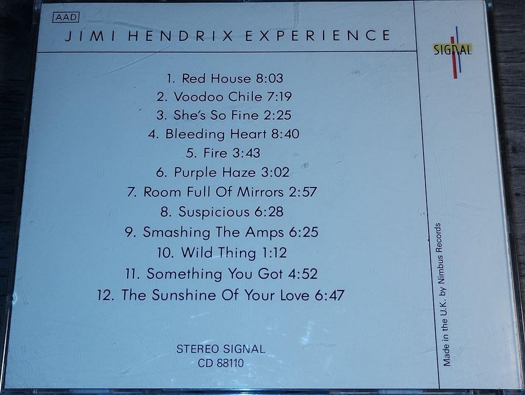 Jimi Hendrix Experience, Ophalen of Verzenden, Zo goed als nieuw, Poprock