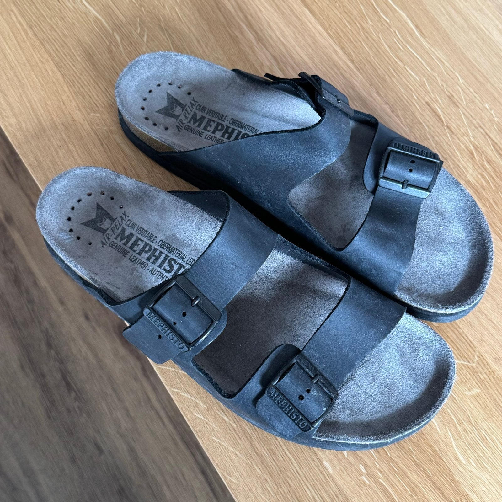Ongebruikte Mephisto Nerio Black Sandalen - Maat 45, Kleding | Heren, Schoenen, Zwart, Nieuw, Mephisto, Ophalen