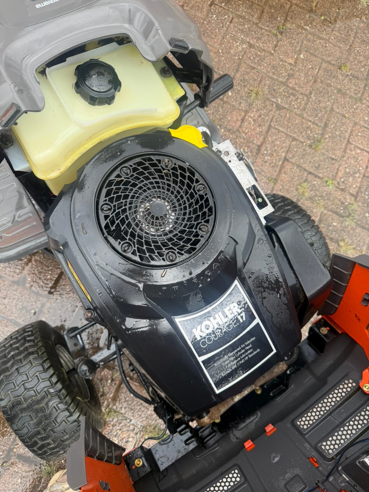 Husqvarna zitmaaier, Ophalen, Gebruikt, 90 tot 120 cm