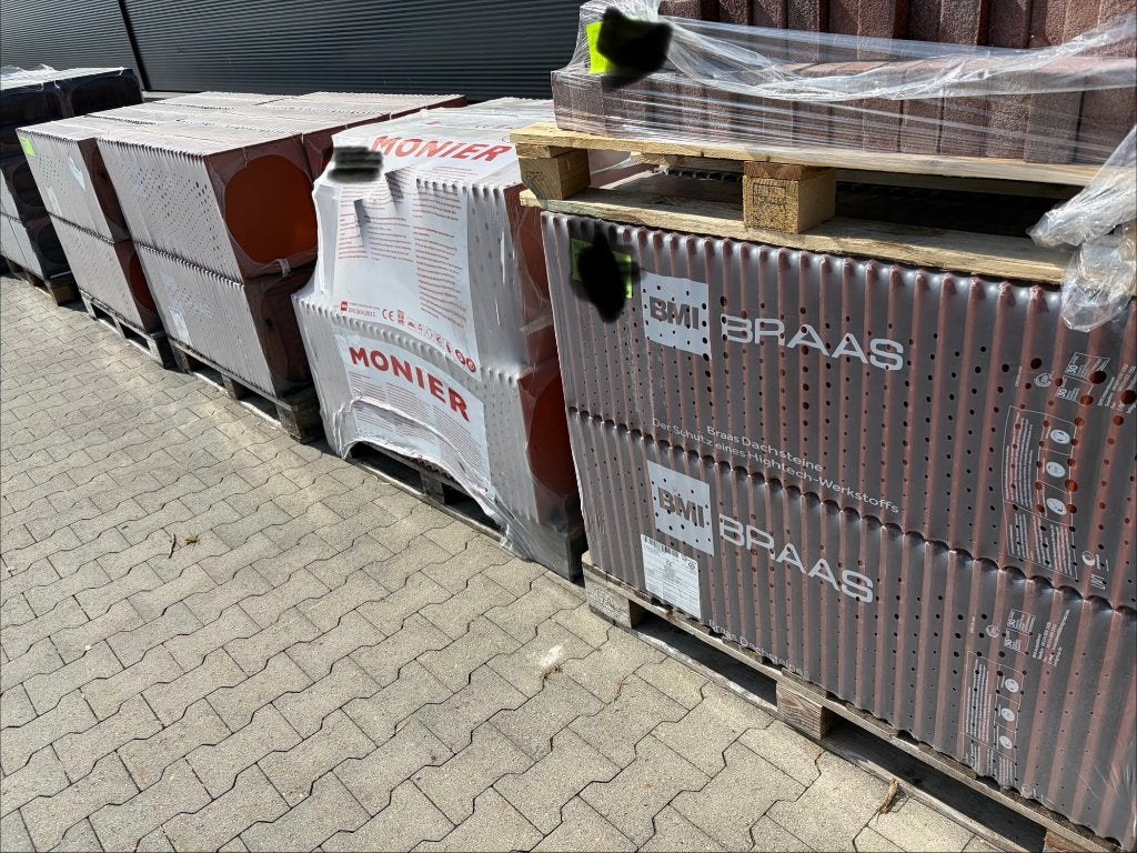 PRIJS Monier Tegalit dakpannen rood Protegon mat, Doe-het-zelf en Verbouw, Ophalen, Steen of Klei, Nieuw, 15 m² of meer