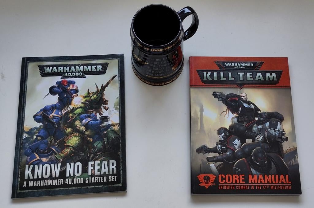 Warhammer 40.000: Know no Fear & Kill Team Core Manual, Ophalen of Verzenden, Zo goed als nieuw, Warhammer 40000, Boek of Catalogus