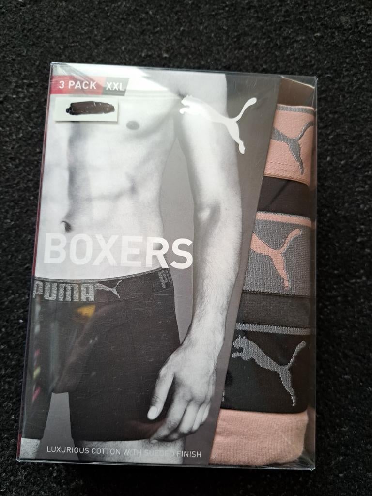 3 super mooie puma boxers maat xxl  nieuw in verpakking, Ophalen of Verzenden, Overige kleuren, Boxer