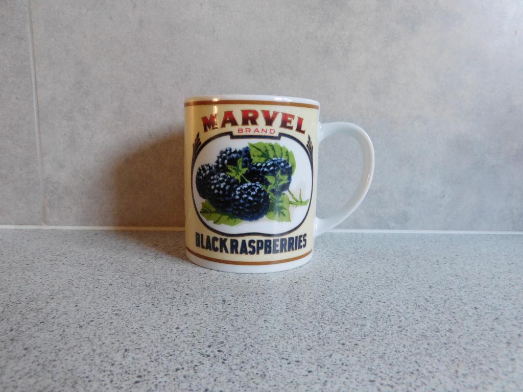 Mok 9,5x8,5 cm. Black Raspberries Switch Villeroy & Boch, Ophalen of Verzenden, Zo goed als nieuw, Overige stijlen, Kop(pen) en/of Schotel(s)