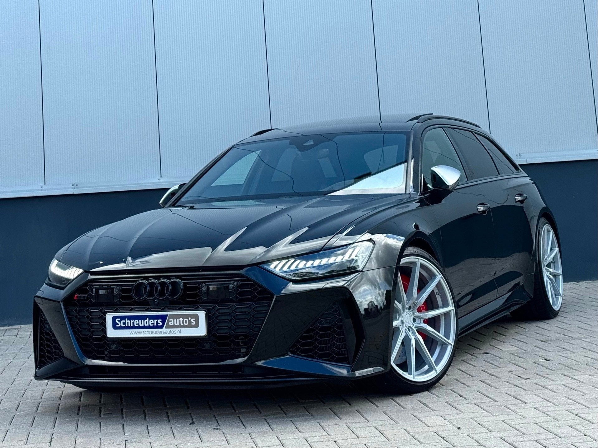 Audi RS6 Avant 4.0 TFSI Quattro. HUD Pano B&O Keramisch 22", Auto's, Automaat, Gebruikt, Parkeercamera, 600 pk