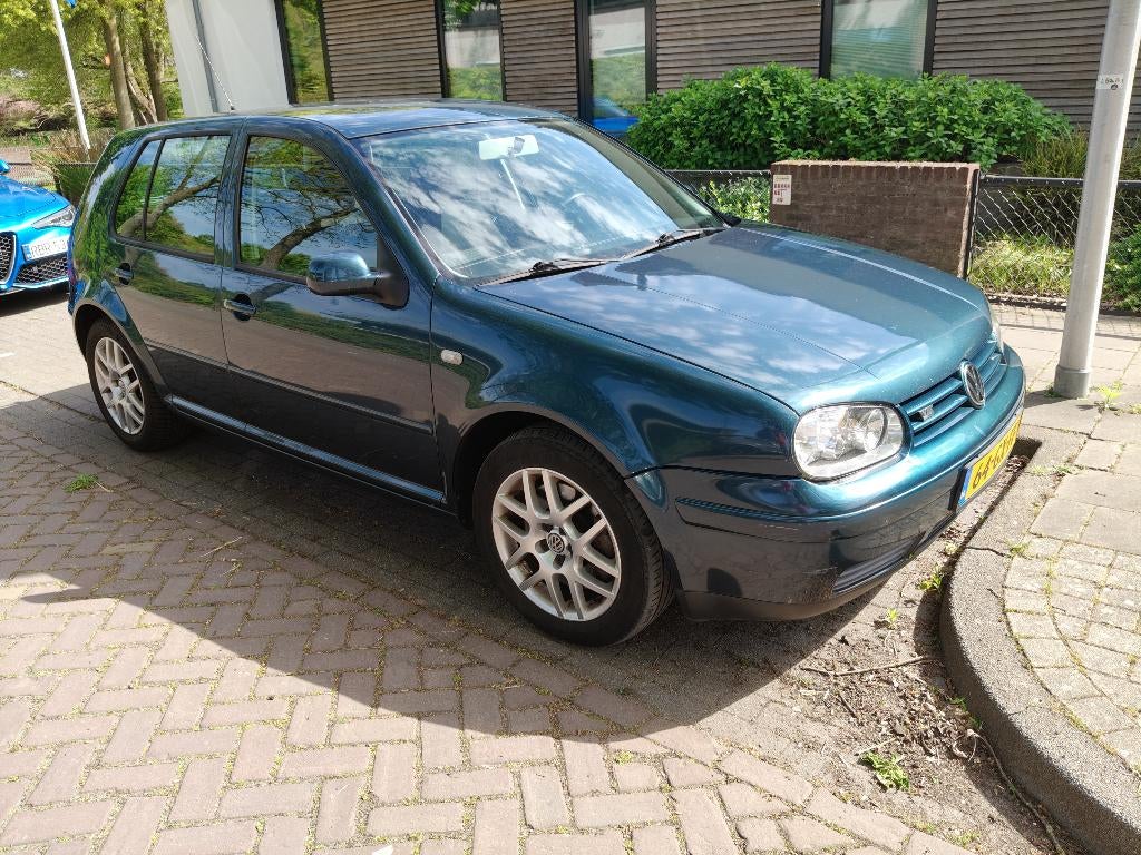 Volkswagen Golf 2.3 V5 125KW 2001 Groen, Auto's, Voorwielaandrijving, Zwart, Alcantara, 170 pk