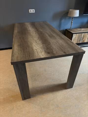 eettafel, Huis en Inrichting, Tafels | Eettafels, Eikenhout, Eikenhout, Zo goed als nieuw, 150 tot 200 cm