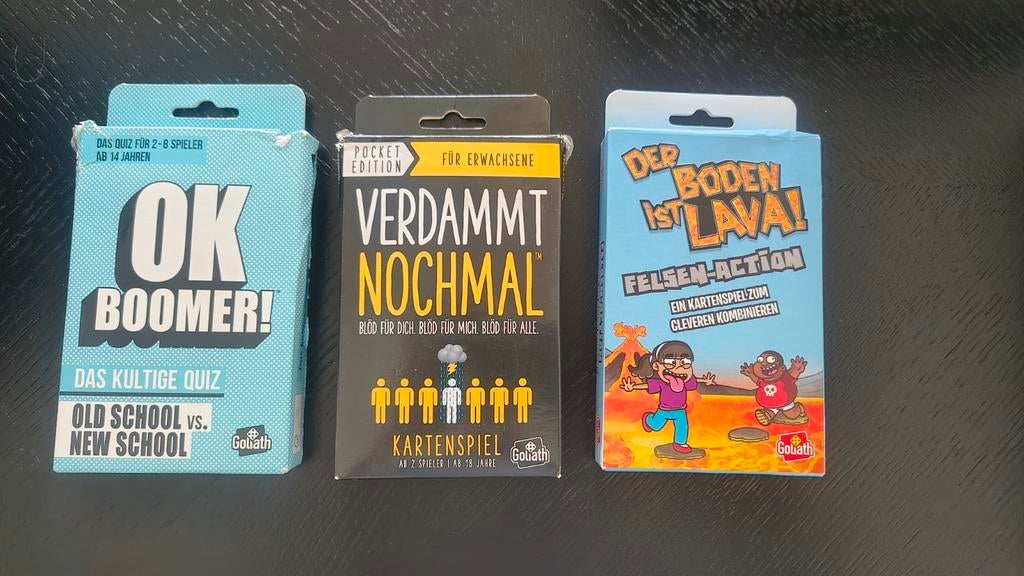 Deutsches Spielen: OK Boomer, Verdammt nochmal, Lava, Ophalen of Verzenden