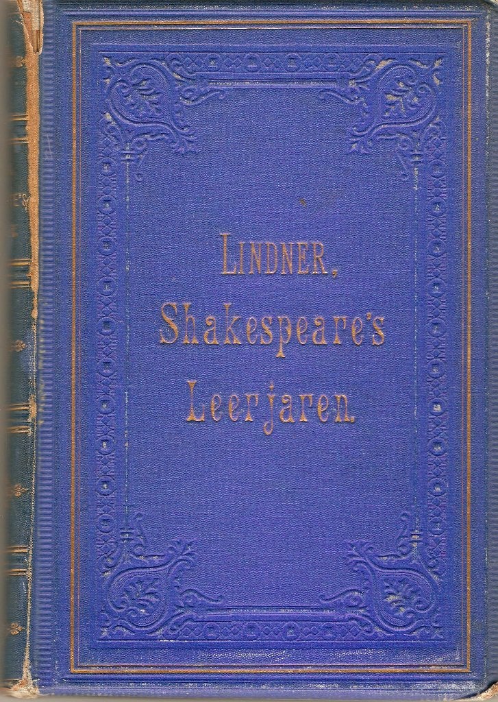 A. Lindner - Shakespeare's leerjaren, Antiek en Kunst, Ophalen of Verzenden, A. Lindner