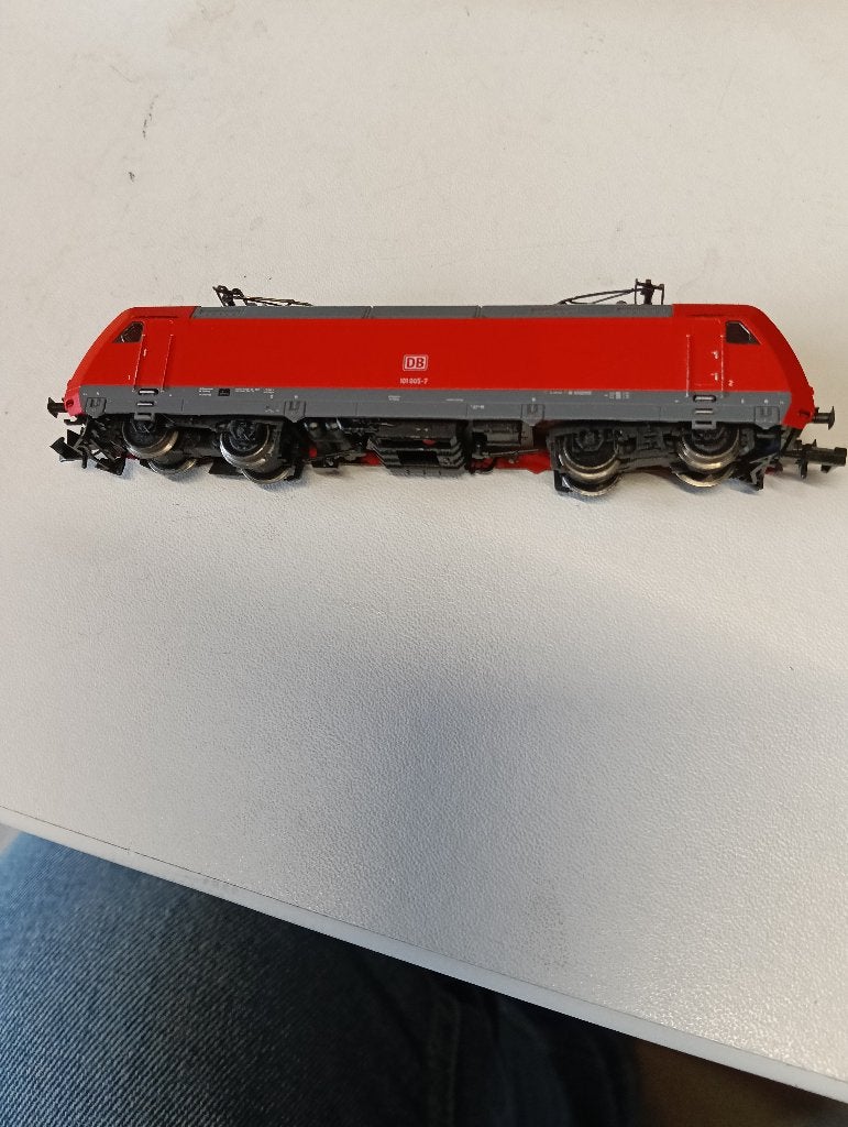Fleischmann   N spoor Elektrische locomotief BR 101 005-7, Gebruikt, Fleischmann, Ophalen of Verzenden, Gelijkstroom