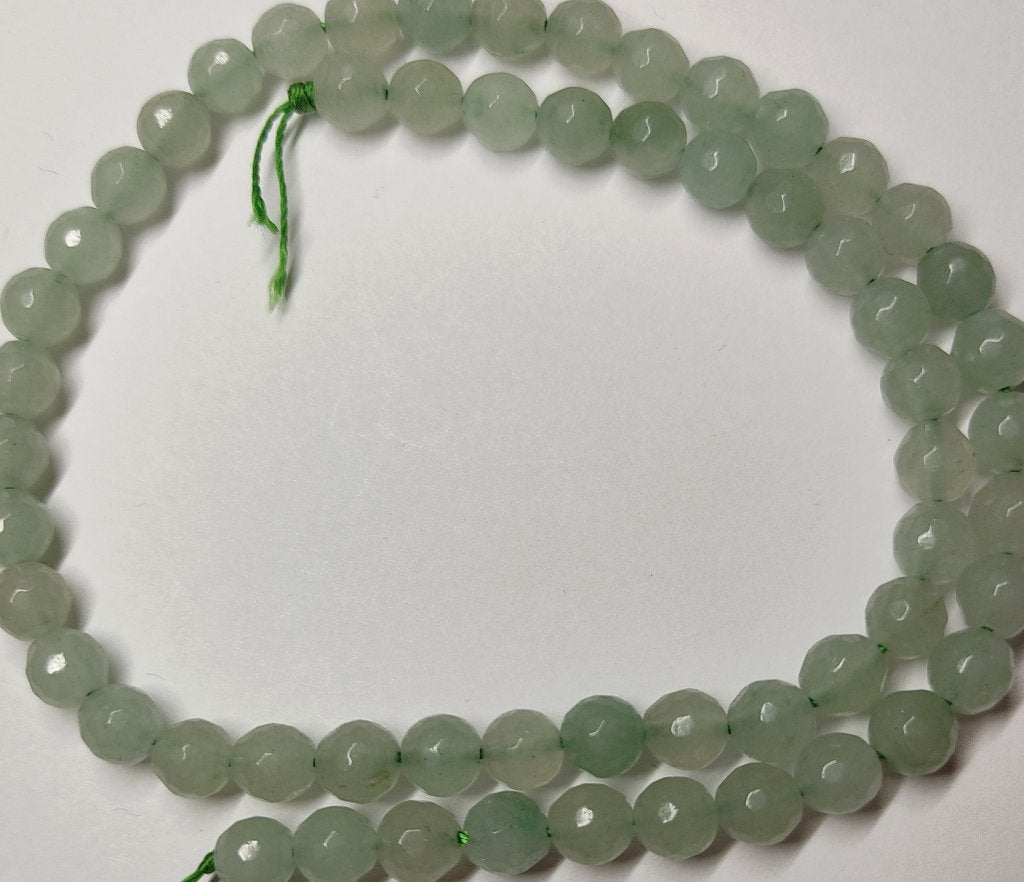 DMbeads: Aventurijn kralen, faceted, 6 mm,   streng..., Ophalen of Verzenden, Nieuw, Kraal