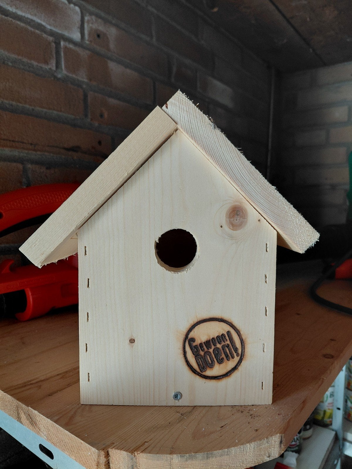 Houten Vogelhuisjes - Handgemaakt, Ophalen, Nieuw