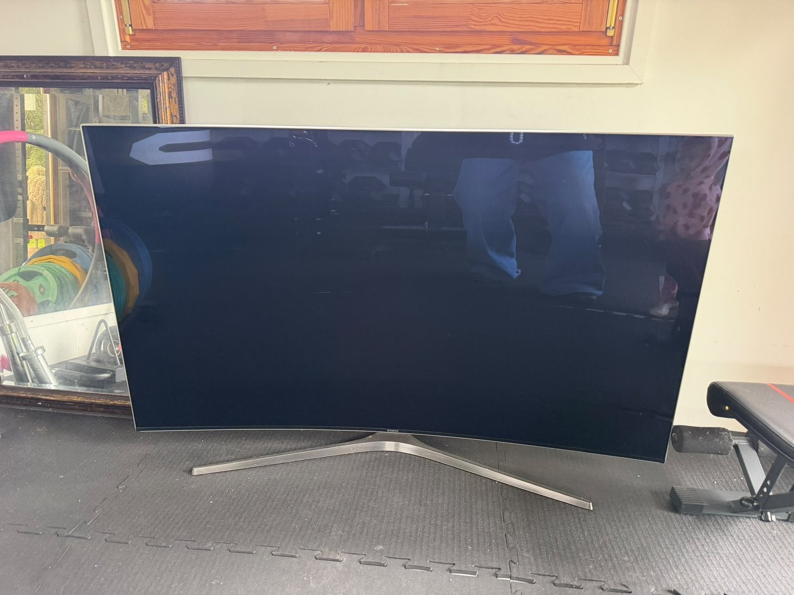 Samsung TV, 65 inch, Curved, Audio, Tv en Foto, Ophalen, 100 Hz, Samsung, 100 cm of meer