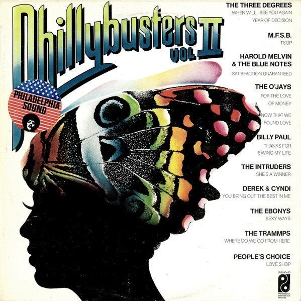 LP Phyllybusters Vol II–Trammps-Three Degrees-Billy Paul ea, LP, Ophalen of Verzenden, Zo goed als nieuw, R&B en Soul