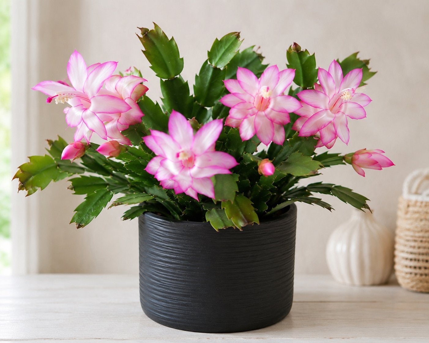 Lidcactus / Kerstcactus stekjes, Overige soorten, Vaste plant, Ophalen of Verzenden, Halfschaduw