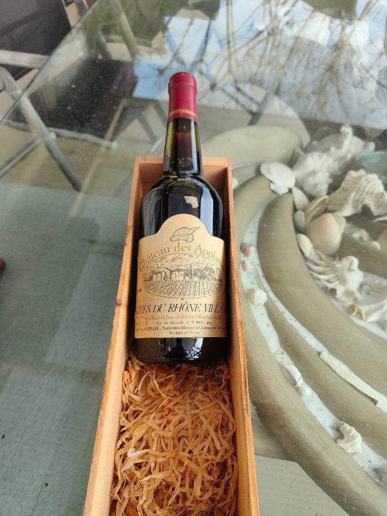 Chateau Des Applanats Cotes Du Rhone Villages 1983, Verzamelen, Frankrijk, Nieuw, Ophalen of Verzenden, Rode wijn