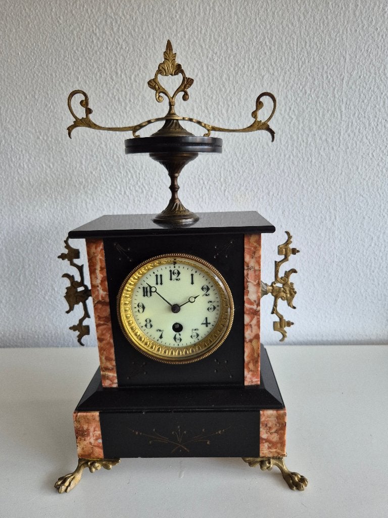 Franse klok ca/ 1880, Japy Freres, Antiek en Kunst, Antiek | Klokken, Ophalen