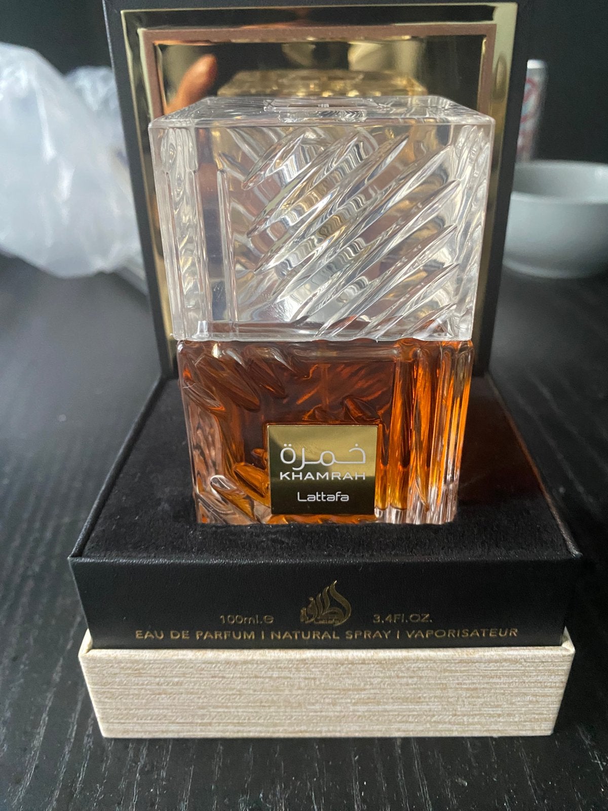 Khamrah eau de parfum, Ophalen of Verzenden, Zo goed als nieuw
