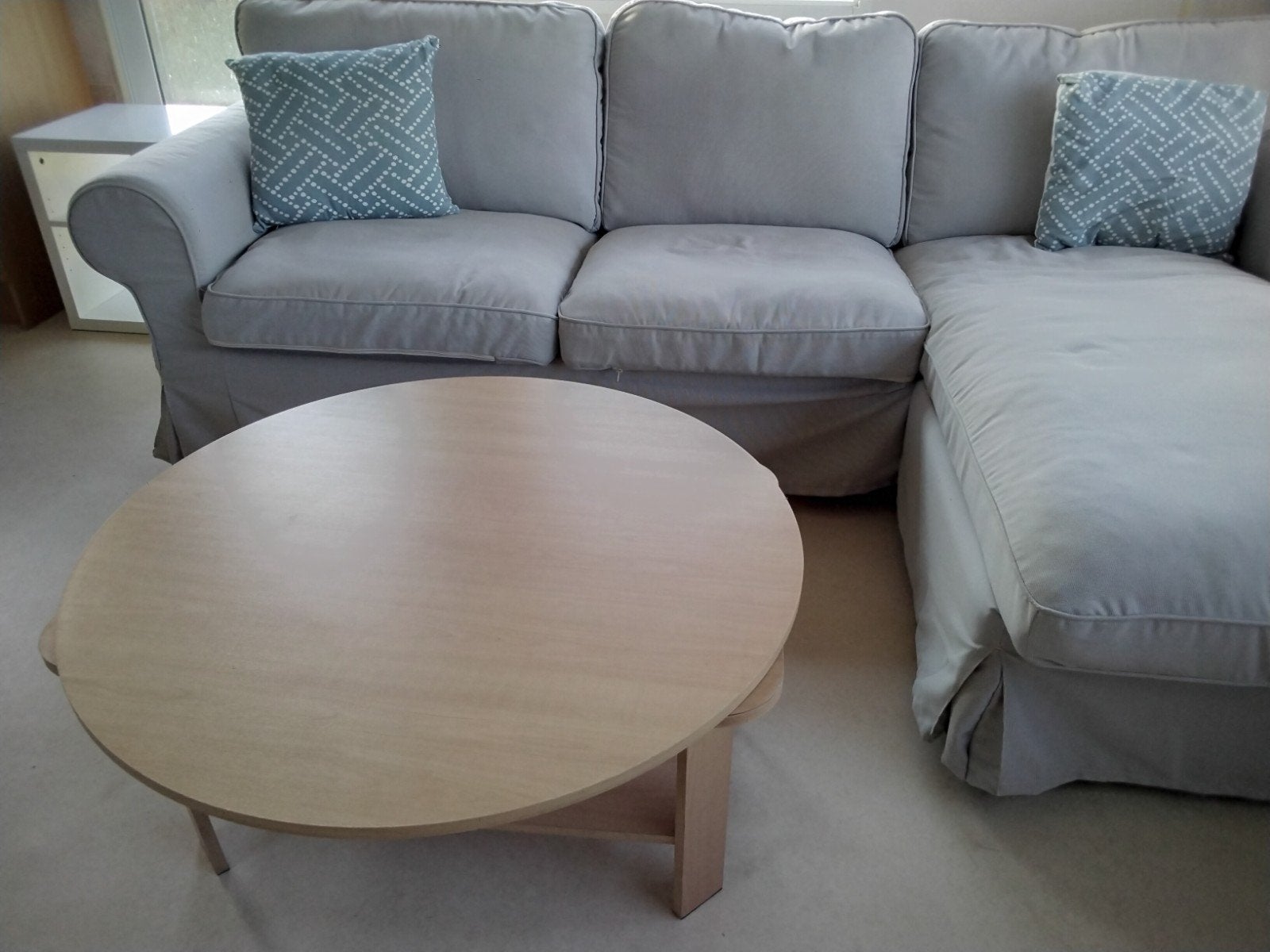 ROND BIJZET TAFELBLAD VOOR STACARAVAN, Ophalen, Gebruikt, 100 tot 150 cm, Rond