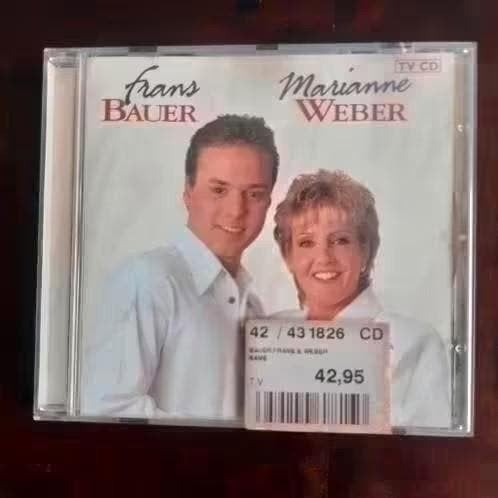 Frans Bauer & Marianne Weber - TV CD, Ophalen of Verzenden, Zo goed als nieuw, Schlager, Album