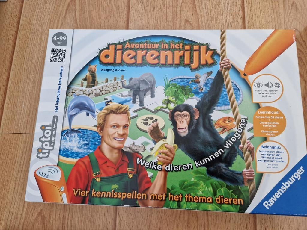 Tiptoi spel dierenrijk zonder pen, Hobby en Vrije tijd, Gezelschapsspellen | Bordspellen, Ophalen of Verzenden, Gebruikt
