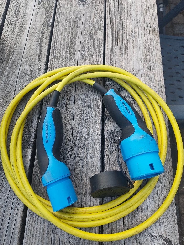 Mennekes type 2 Laadkabel 5 meter, Auto diversen, Laadpalen, Ophalen of Verzenden, Gebruikt, Laadkabel