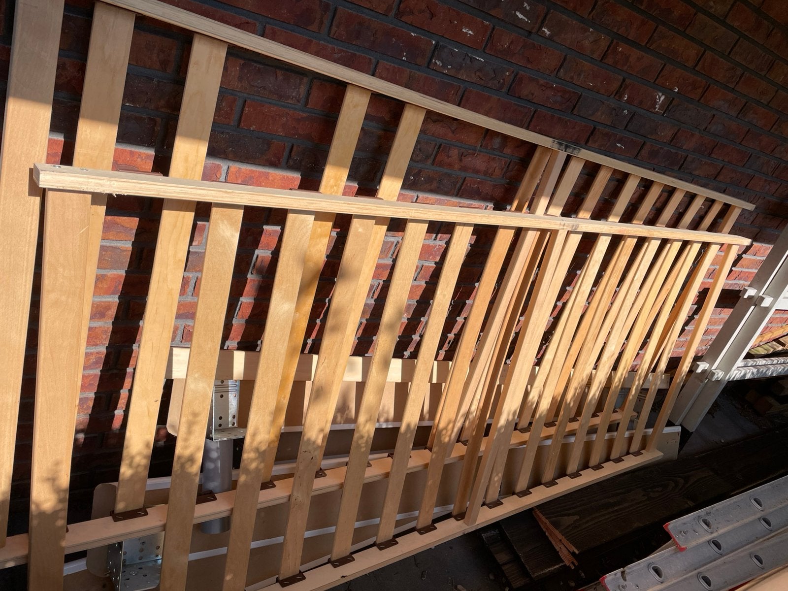 2x lattenbodem, Huis en Inrichting, Slaapkamer | Bedden, Ophalen, 90 cm, Tweepersoons, Zo goed als nieuw