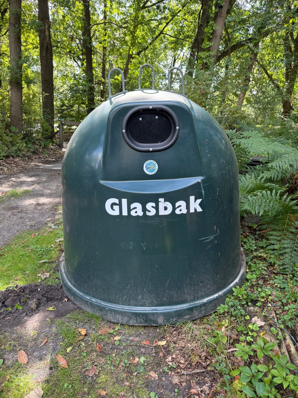 Glasbak gratis af te halen, Ophalen of Verzenden, Gebruikt