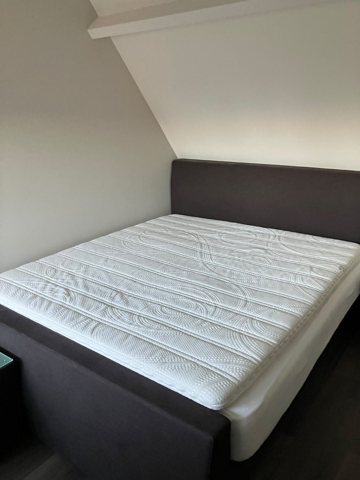 Gebruikte TOPLINE BOXSPRING 180x200, Ophalen, Gebruikt, Bruin, Tweepersoons