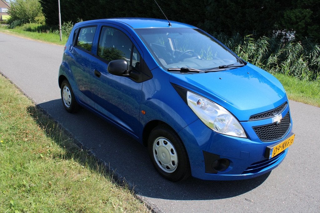 Chevrolet Spark 1.0 16V LS 5 Drs met Airco, Auto's, Chevrolet, Voorwielaandrijving, Gebruikt, 4 cilinders, Blauw