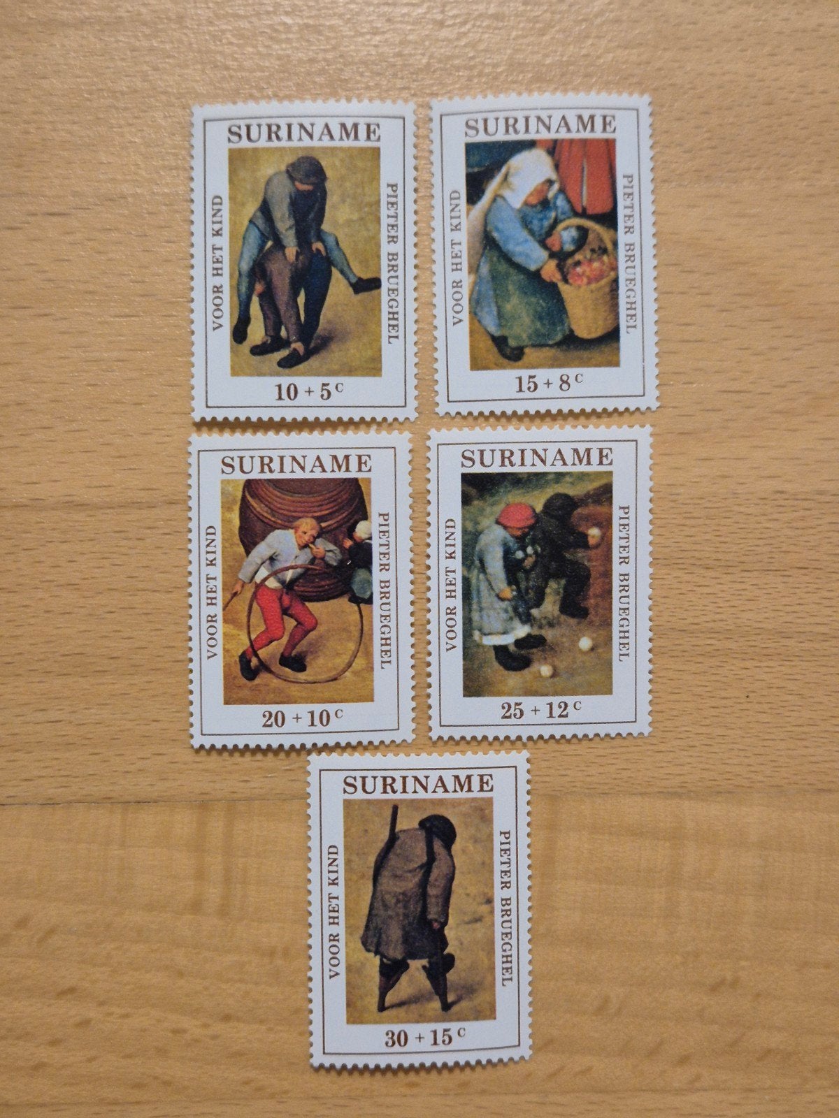 Suriname 1971 kinderpostzegels, Postzegels en Munten, Ophalen of Verzenden, Postfris