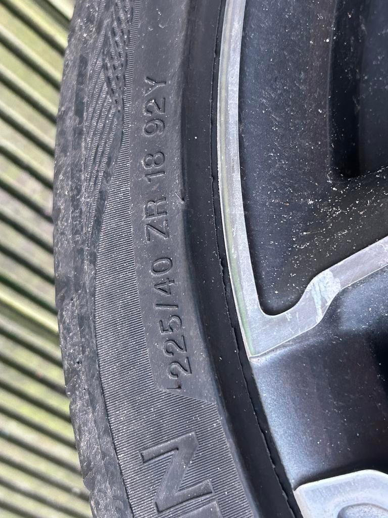 Mooie VAG velgen 5x112 - 18 inch met Vredestein banden, Auto diversen, Auto-accessoires, Gebruikt, Ophalen